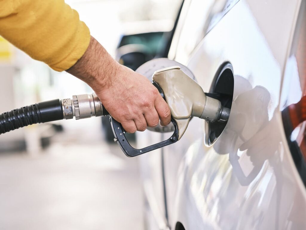 Automobile fuel filling
