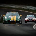 porsche 911 on race track